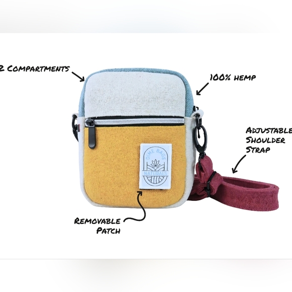 DIME BAGS Muse Crossbody Bag | 100% Nepali Hemp | NWT - Picture 2 of 2
